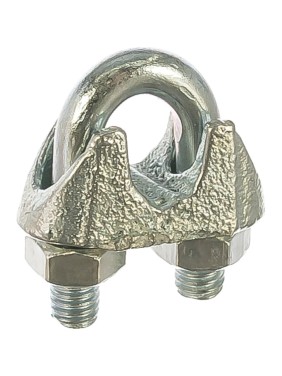 Дугообразный зажим троса 10мм DIN741 2шт - ярлык Tech-Krep 102739