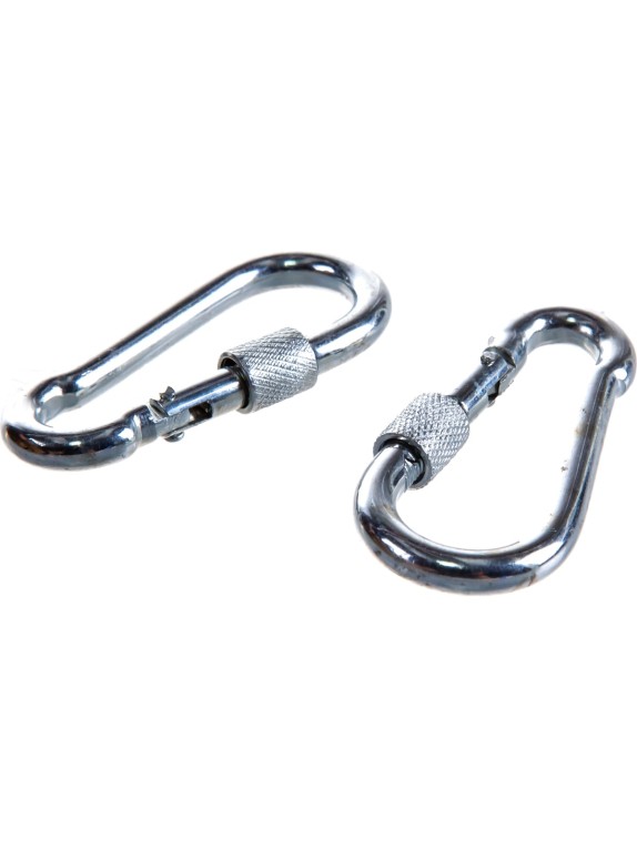 Карабин с предохранительной гайкой Метизный двор 7 мм 2 шт. 4690441031686