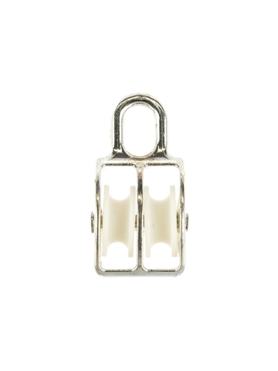 Двойной оцинкованный блок для троса, нейлоновый шкив 30мм 1шт - ярлык Tech-Krep 112731