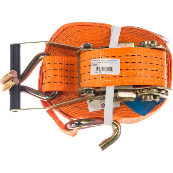 Стяжной ремень для крепления груза 10м, 2,0/4,0 т РОМЕК 50.20.3.0 2000000002484