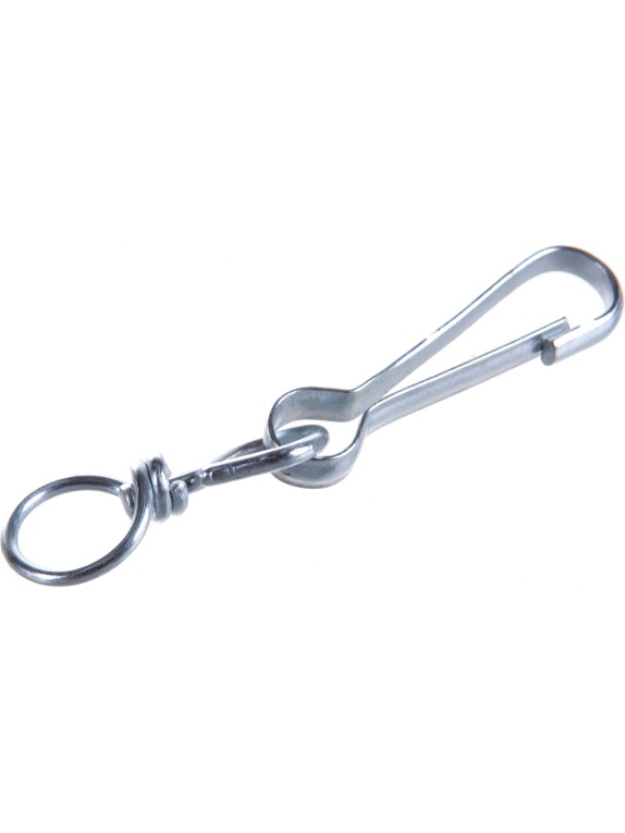 Карабин Tech-Krep тип 125 TA-V 60мм с вертлюгом 100шт УТ-00013898