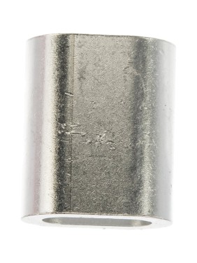 Прижимной зажим-наконечник для троса 5мм DIN 3093 1шт - ярлык Tech-Krep 102759