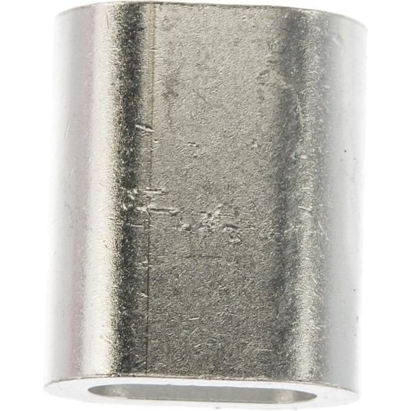 Прижимной зажим-наконечник для троса 5мм DIN 3093 1шт - ярлык Tech-Krep 102759