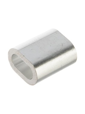 Прижимной зажим-наконечник для троса 5мм DIN 3093 1шт - ярлык Tech-Krep 102759