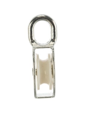 Одинарный оцинкованный блок для троса Tech-Krep нейлоновый шкив 40 мм ярлык 112744