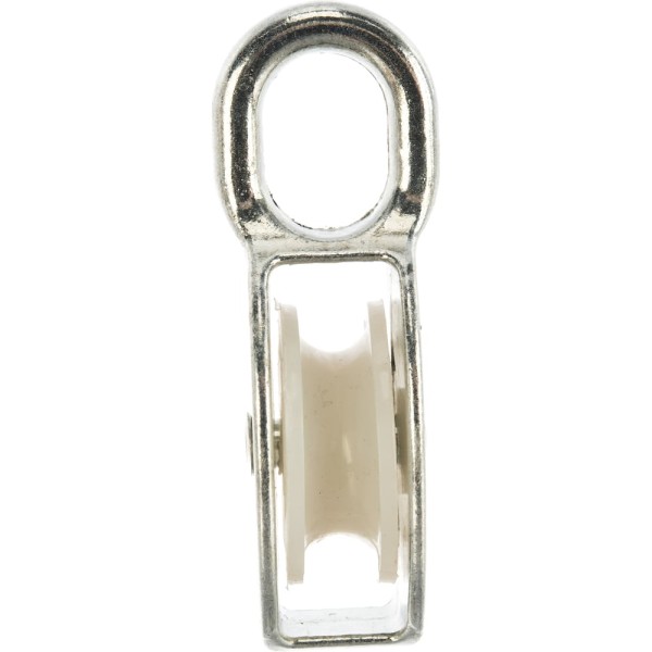 Одинарный оцинкованный блок для троса Tech-Krep нейлоновый шкив 40 мм ярлык 112744