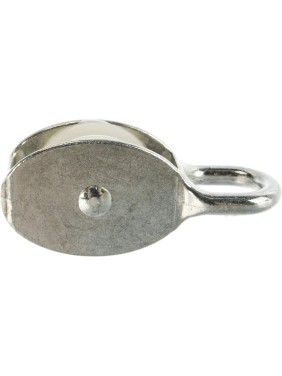 Одинарный оцинкованный блок для троса Tech-Krep нейлоновый шкив 40 мм ярлык 112744