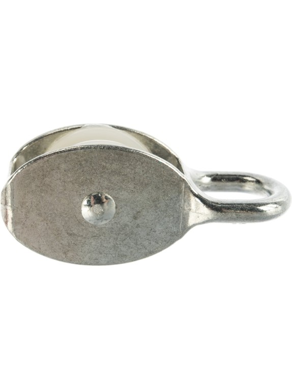 Одинарный оцинкованный блок для троса Tech-Krep нейлоновый шкив 40 мм ярлык 112744