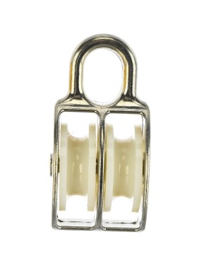 Двойной оцинкованный блок для троса, нейлоновый шкив 40мм 1шт - ярлык Tech-Krep 112732