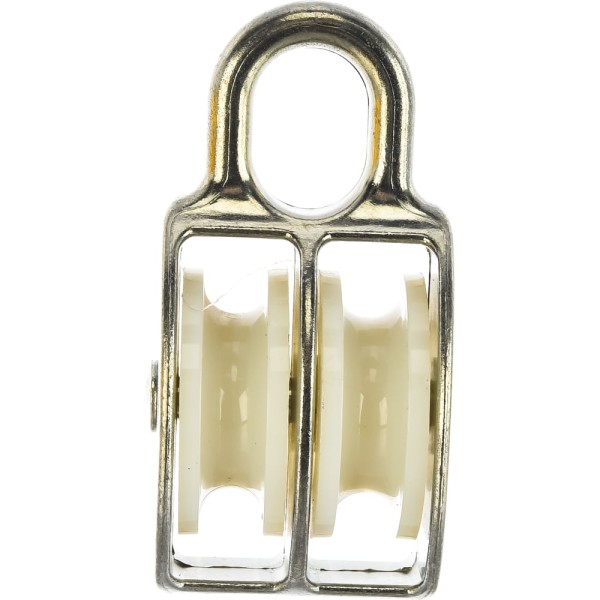 Двойной оцинкованный блок для троса, нейлоновый шкив 40мм 1шт - ярлык Tech-Krep 112732