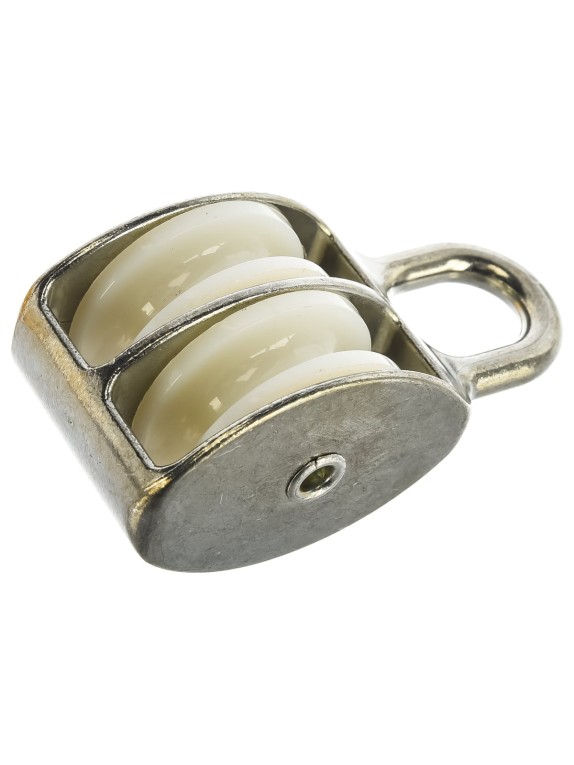 Двойной оцинкованный блок для троса, нейлоновый шкив 40мм 1шт - ярлык Tech-Krep 112732