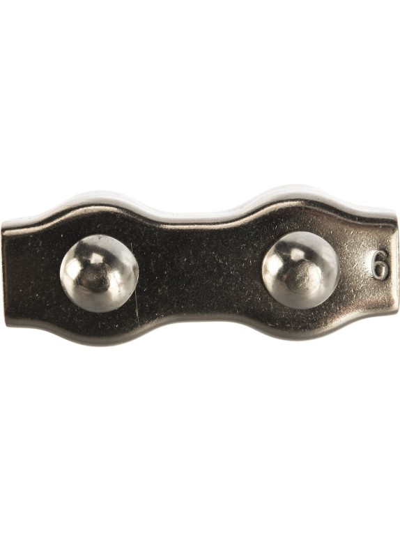 Зажим троса ГОСКРЕП DUPLEX D6 мм нержавеющая сталь 1 шт. 10-0026250