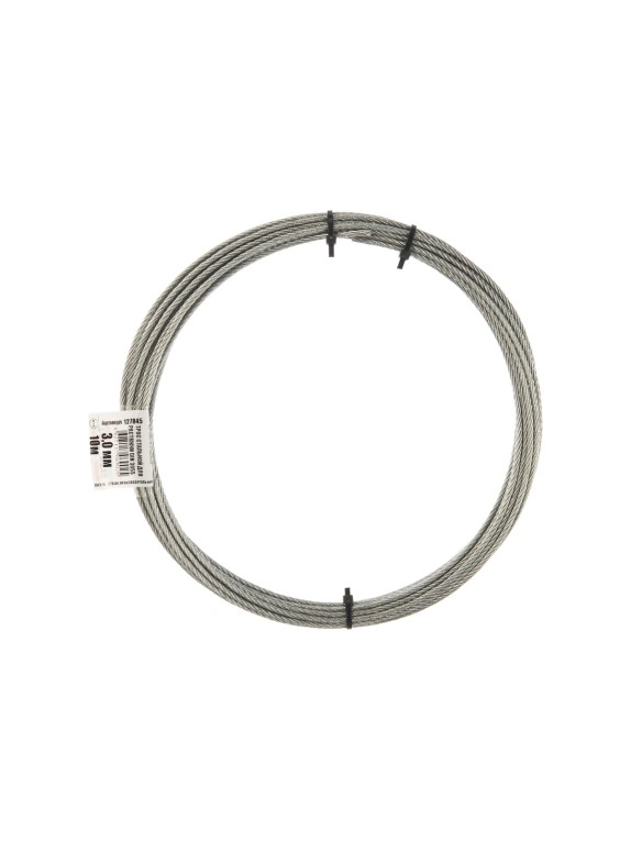 Стальной трос для растяжки Tech-Krep DIN 3055 3 мм, 10 м 127845