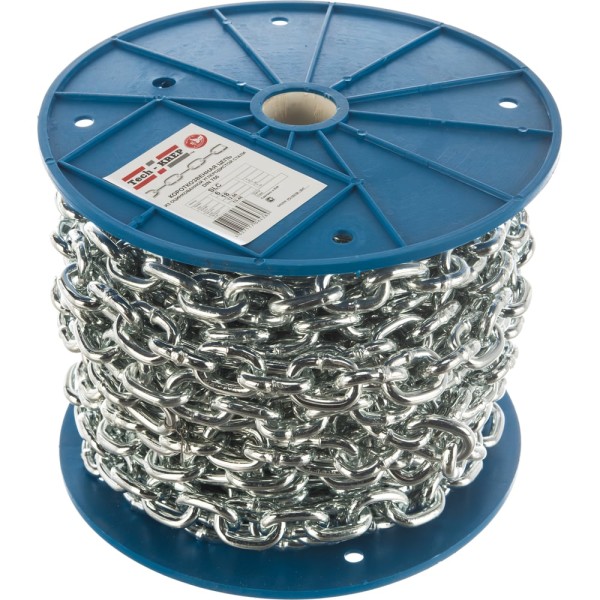 Короткозвенная оцинкованная цепь Tech-krep SLC 6 18 м 00004586