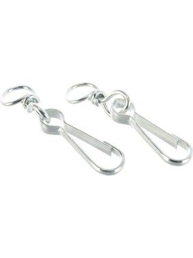 Карабин Tech-Krep 40 мм тип 125 ТА с вертлюгом 2 шт - пакет 141552