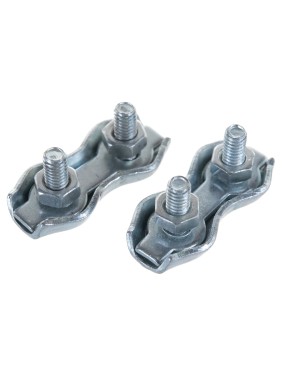 Канатный двойной зажим КРЕП-КОМП Duplex 2мм 100шт зд2ф