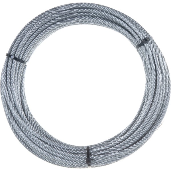 Стальной трос для растяжки DIN 3055 5,0 мм упак. 20м-накл. Tech-Krep 127934