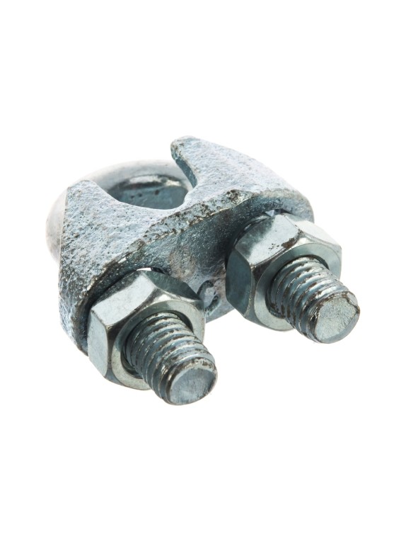 Дугообразный зажим троса 10мм DIN741 2шт - ярлык Tech-Krep 102739