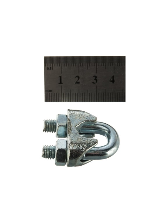 Дугообразный зажим троса 10мм DIN741 2шт - ярлык Tech-Krep 102739