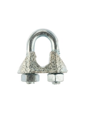 Дугообразный зажим троса 6мм DIN741 2шт - ярлык Tech-Krep 102737