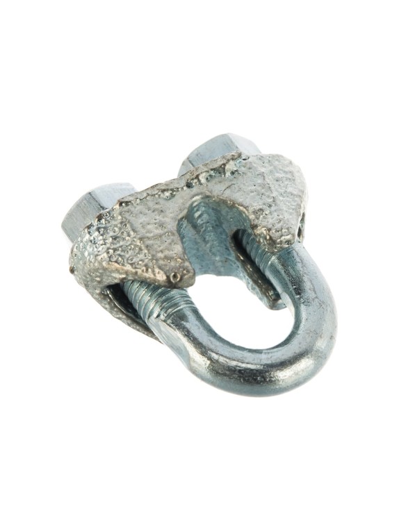 Дугообразный зажим троса 6мм DIN741 2шт - ярлык Tech-Krep 102737