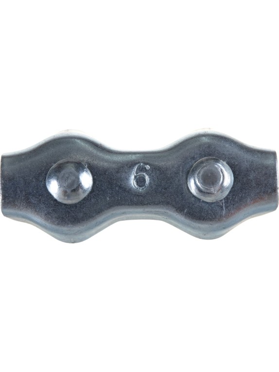 Зажим троса ПАРТНЕР DUBLEX оцинк. 6мм 4690250051141