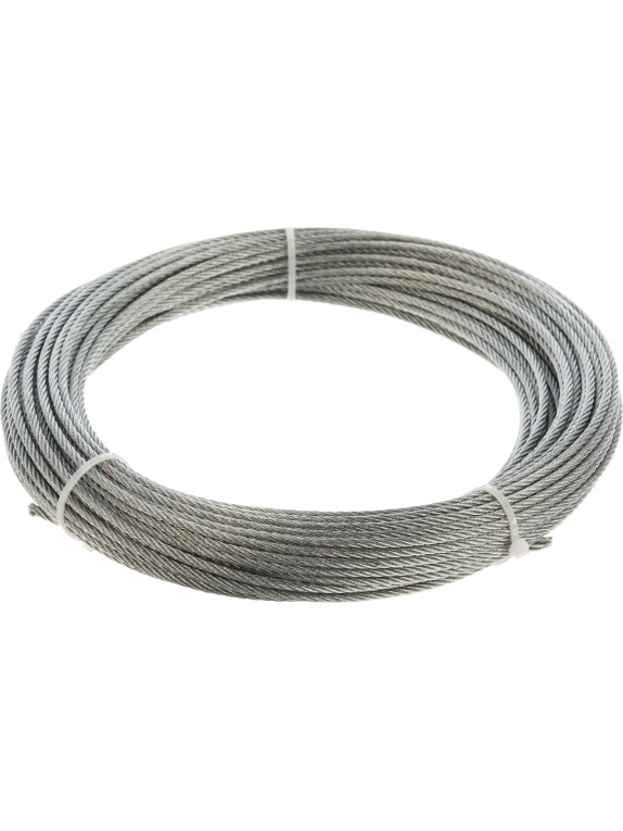 Стальной трос для растяжки DIN 3055, 3 мм, 30 м Tech-Krep 127846