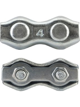 Двойной соединитель троса Tech-Krep D-SWR 4 мм duplex 200 шт 00007181 Двойной соединитель троса Tech-Krep D-SWR 4 мм duplex 200 шт 00007181