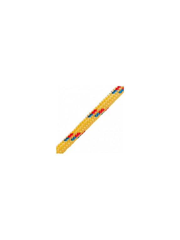 Плетеный шнур Tech-Krep ПП 4 мм с сердечником, 16- прядный, высокопрочный, цветной, 200 м 140307