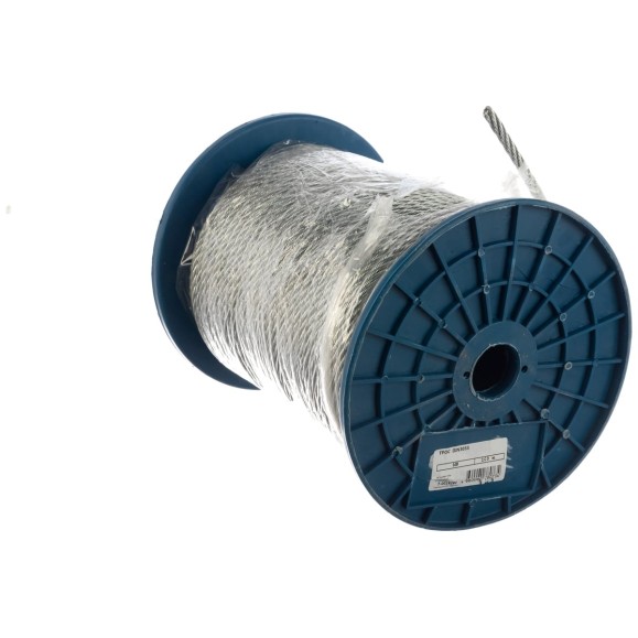 Трос Tech-Krep DIN 3055 сталь в ПВХ SWR М8 PVC М10 100 м 00004896