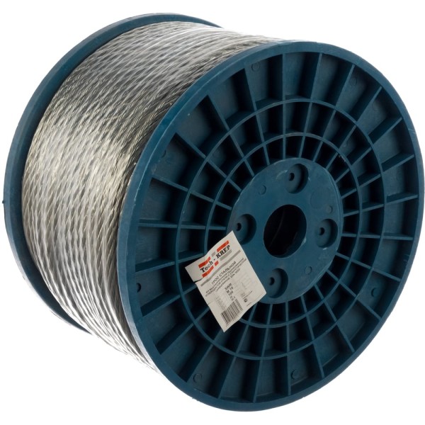 Стальной круглопрядный трос Tech-Krep DIN 3055 SWR М10 100 м 00004597