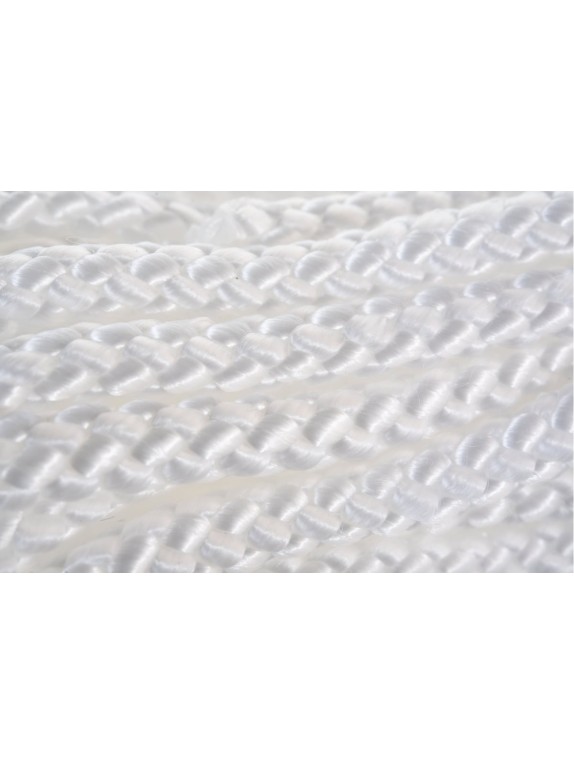 Плетеный шнур Tech-Krep ПП, 10 мм, эргономичный, 16-прядный, белый, 10 м 140348