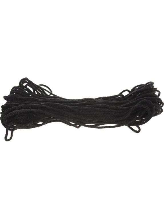 Вязаный шнур (ПП, 3 мм, с сердцевиной, универсальный, черный, 20 м) Tech-Krep 139921