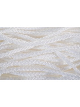 Плетеный шнур ПЭ 3,5 мм, 16-прядный, белый, 50 м Tech-Krep 140356