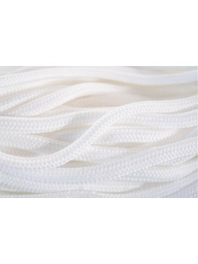 Плетеный шнур ПЭ 6 мм с сердечником, 24-прядный, белый, 20 м Tech-Krep 140359