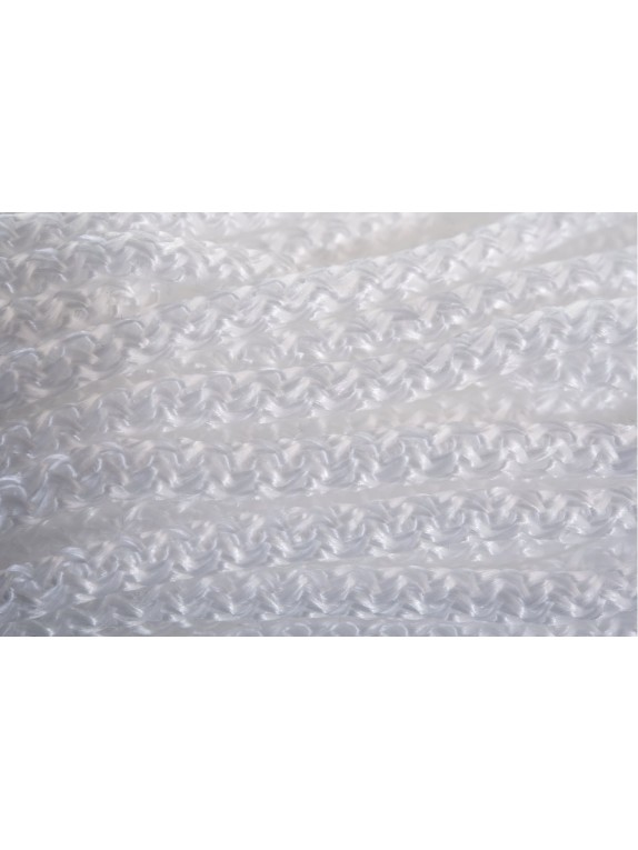 Вязаный шнур (ПП, 5 мм, с сердцевиной, универсальный, белый, 20 м) Tech-Krep 140328