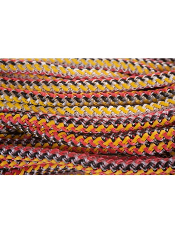 Вязаный шнур Tech-Krep ПП, 6 мм, с сердцевиной, универсальный, цветной, 20 м 139949