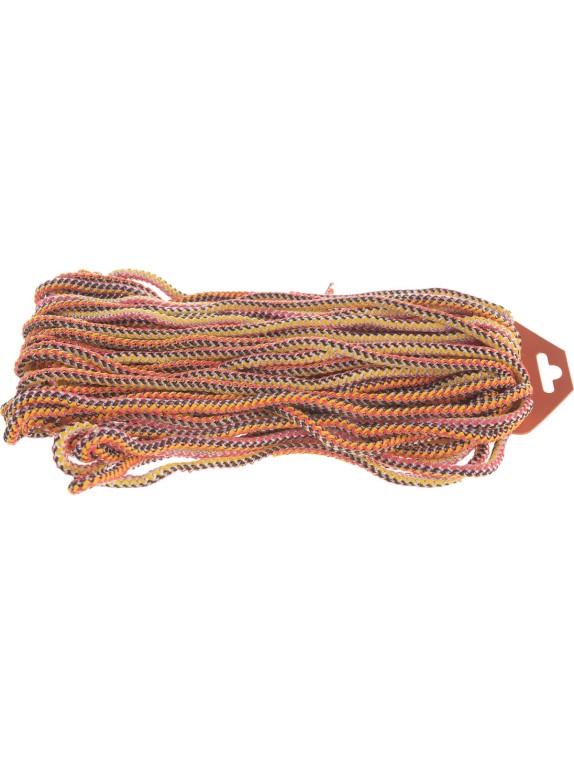 Вязаный шнур Tech-Krep ПП, 6 мм, с сердцевиной, универсальный, цветной, 20 м 139949