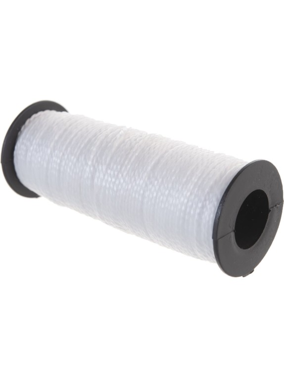 Крученая двухпрядная нить Tech-Krep ПП, белая, 50 м, 1.3 мм 139901