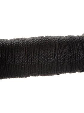 Крученая двухпрядная нить ПП, черная, 50 м, 1.3 мм Tech-Krep 139900