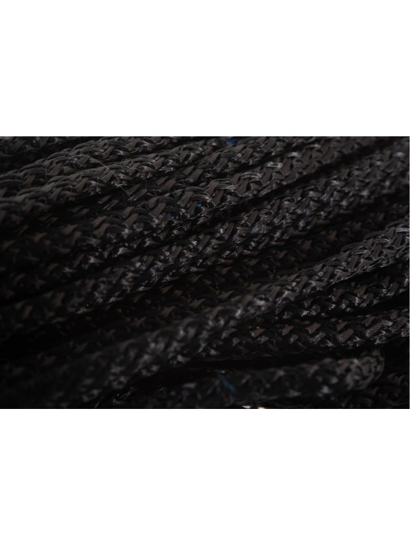 Вязаный шнур (ПП, 4 мм, с сердцевиной, универсальный, черный, 20 м) Tech-Krep 140327
