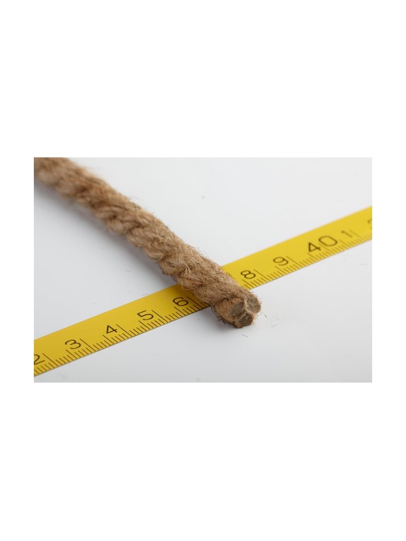Джутовая веревка Сибшнур диаметр 8 мм, 20 м, моток 10034