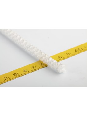 Вязаный шнур Сибшнур диаметр 6 мм, 20 м, белый 30179