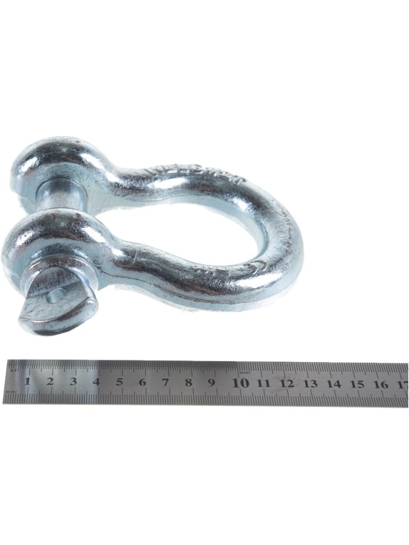 Такелажная скоба ЗУБР омегообразная, 7/8" 22.2 мм, 2 шт, оцинкованная 304525-22