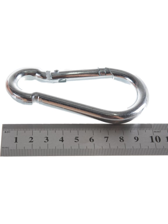 Пожарный карабин BEFAST DIN 5299C, покрытие белый цинк 10, 25 шт. KP1025S