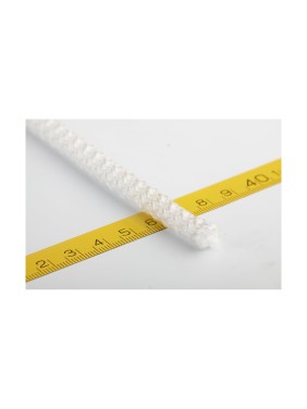 Вязаный шнур Сибшнур диаметр 6 мм, 10 м, белый, моток 30173