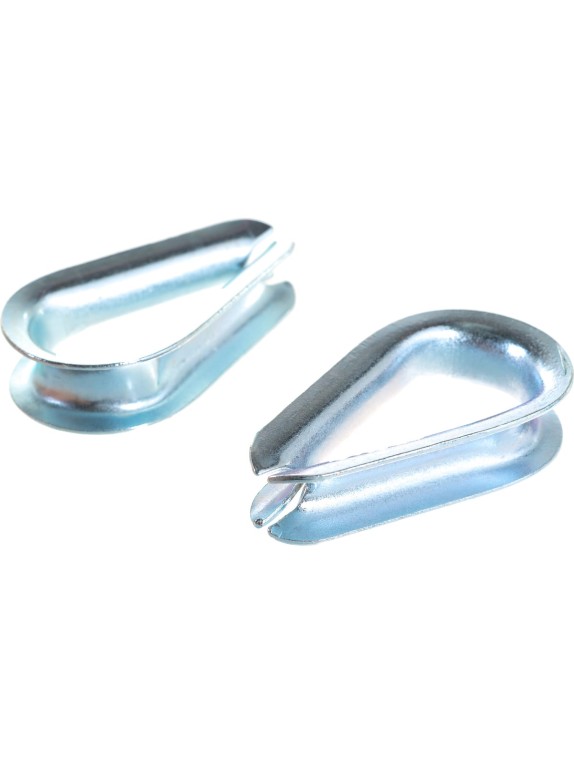 Коуш для стальных канатов КРЕП-КОМП DIN 6899 м13 10шт кск13ф