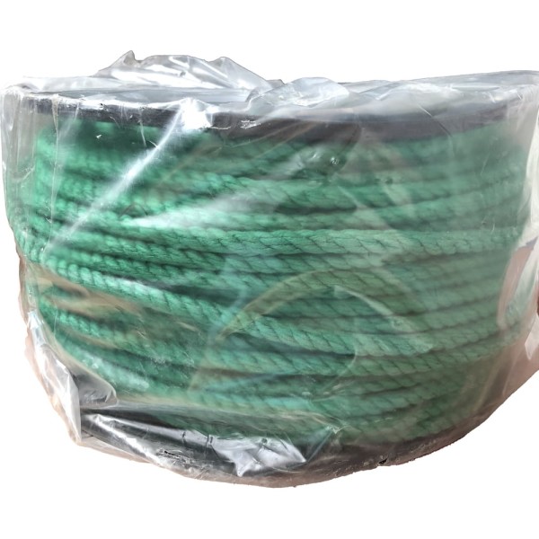 Хлопчатобумажный канат ЭБИС 6 мм 120 м зеленый 73082