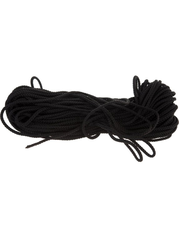 Плетеный шнур ПЭ 3,5 мм, 16-прядный, черный, 30 м Tech-Krep 140354