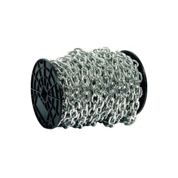 Сварная короткозвенная цепь BEFAST цинк, DIN766 3, 120 м SC030120S Сварная короткозвенная цепь BEFAST цинк, DIN766 3, 120 м SC030120S